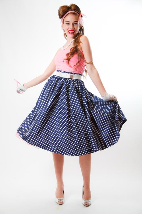 Bubblegum Skies & Navy Polka - фото 2