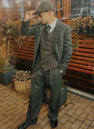 Charcoal Stripe Gangster Charcoal Stripe Gangster - фото 1