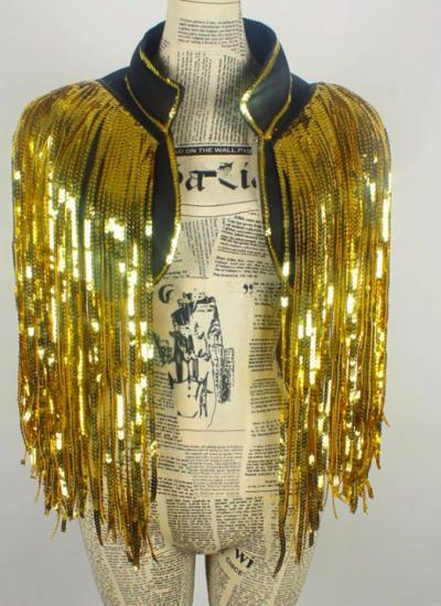 Golden Commander & Sequin Fringe Golden Commander & Sequin Fringe - фото 1