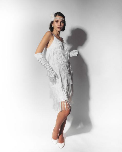 Ivory Fringe & Silver Moonlight - фото 1