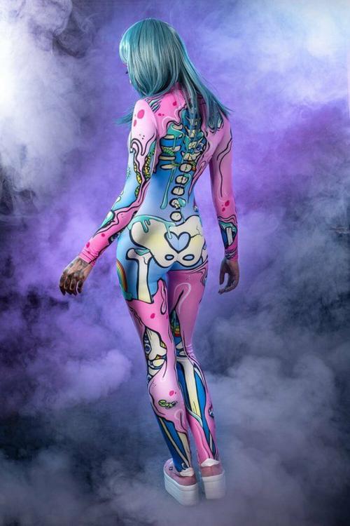 Neon Psychedelic Skeleton - фото 3