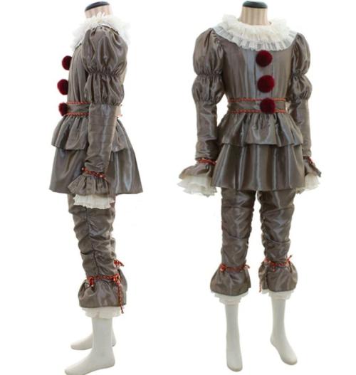 Багатоярусний білий комір-раф у вікторіанському стилі для образу Пеннівайза